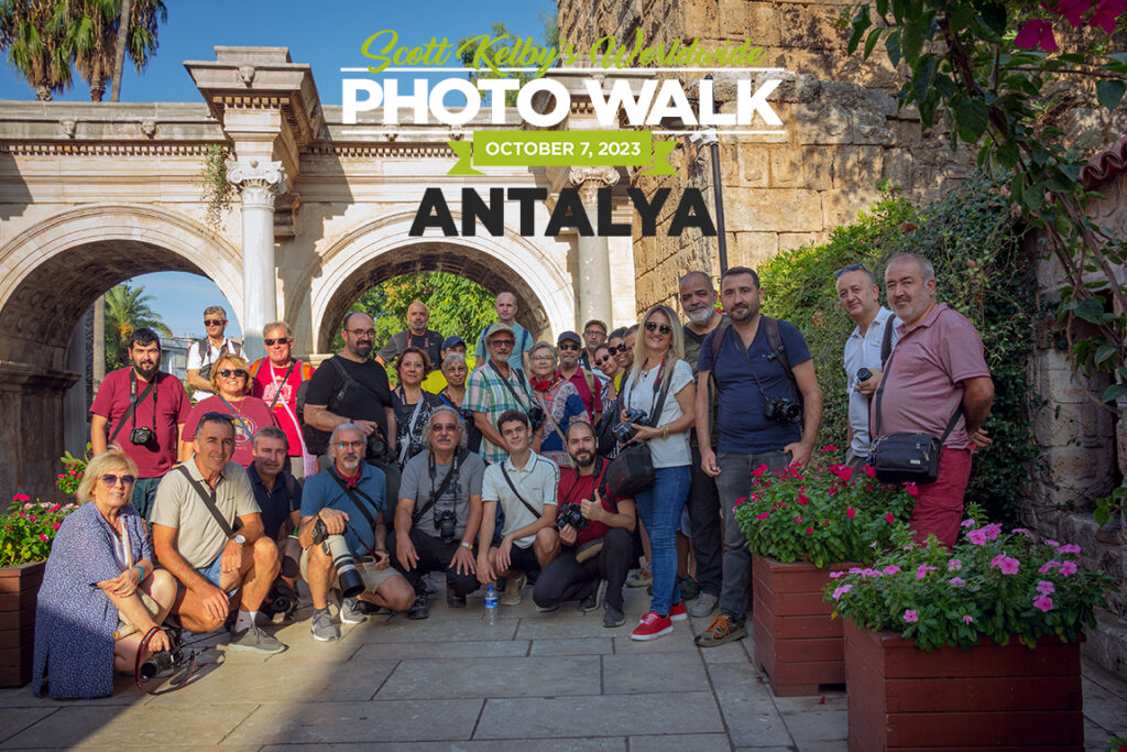 Scott Kelby 2023 Fotoğraf Yürüyüşü Antalya